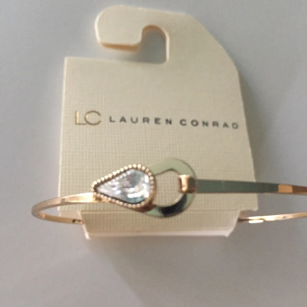 Lauren Conrad Bangle Bracelet with Crystal